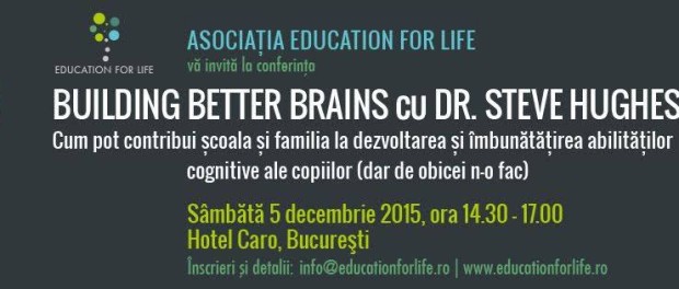 12289678_867756503319634_3257161431848652818_n Conferința "Building Better Brains" cu dr. Steve Hughes
